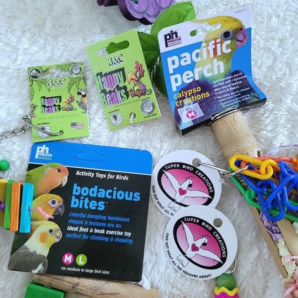 ✨️HP 5X✨️ BIRD🐦 Toys for Medium Sized Pet Parrots🦜 - NWT - Picture 2 of 10